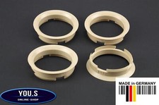 4 Zentrierringe 63,4 - 56,6 mm